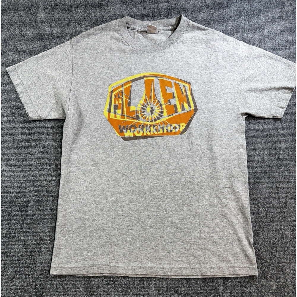 Vintage 1990s Alien Workshop OG Logo T Shirt Size Large Made In USA